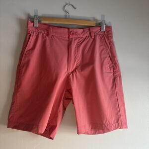 Vineyard Vines Shorts Mens Size 30 Salmon Coral Flat Front Chino Lightweight
